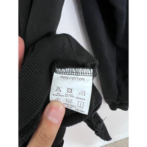 Labo Bantti Large Black Streetwear Hoodie Utility Back Pocket - Picture 5 of 8